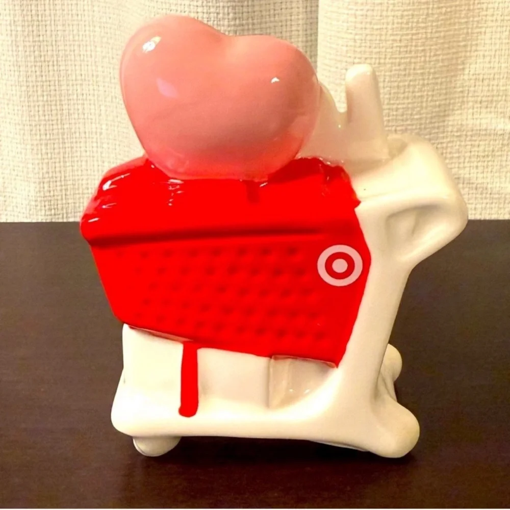 3 for $15 SALE Target Spritz Valentine's Day Target Red Shopping Cart Ceramic